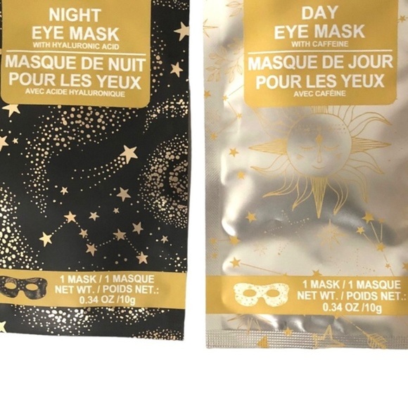 4pack Hyaluronic acid‎ night eye mask & caffeine infused day eye masks new - Picture 1 of 8